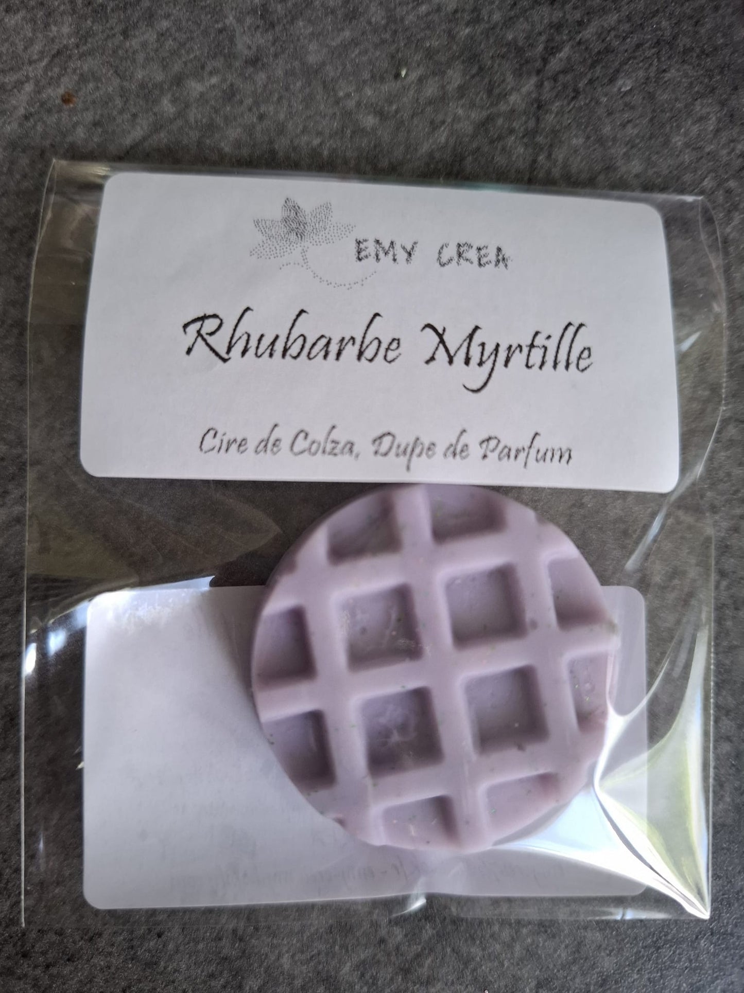 Gaufre Rhubarbe Myrtille