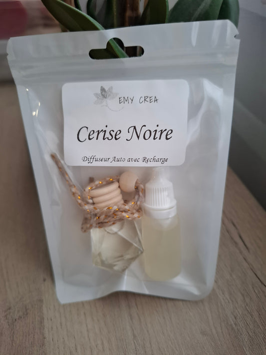 Diffuseur Auto Cerise Noire avec Recharge
